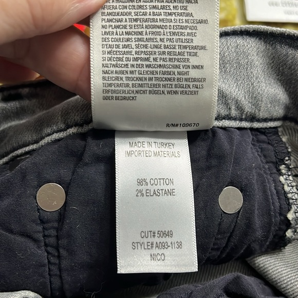 Agolde Pinch Waist Skinny in Interlude Size 265 Jeans Gray Wash 5 Pocket Denim - Picture 15 of 15